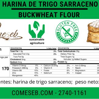 Harina de trigo sarraceno | Buckwheat Flour